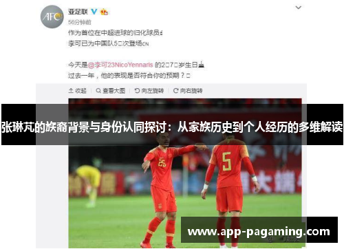 张琳芃的族裔背景与身份认同探讨：从家族历史到个人经历的多维解读