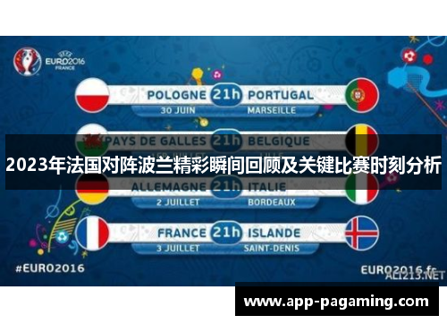 2023年法国对阵波兰精彩瞬间回顾及关键比赛时刻分析