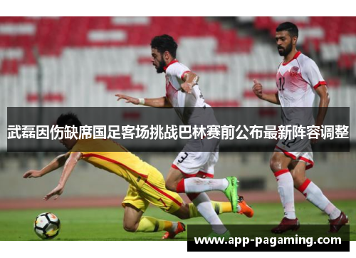 武磊因伤缺席国足客场挑战巴林赛前公布最新阵容调整